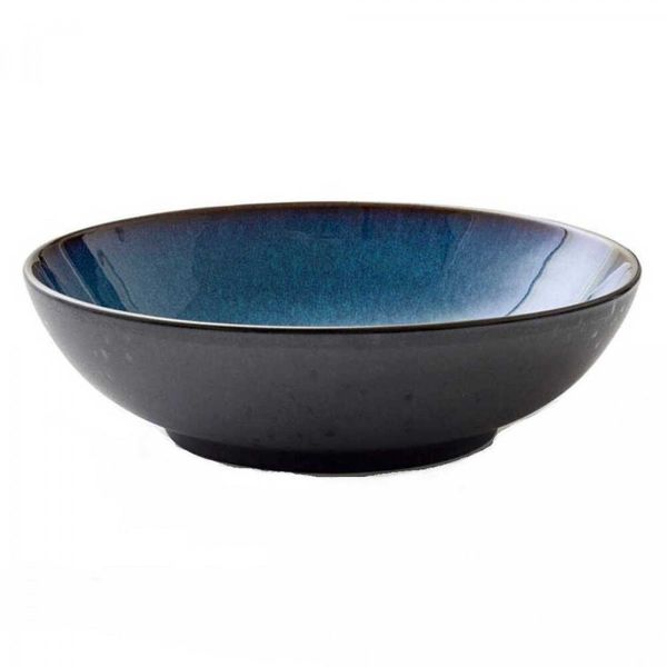 Bitz Salad bowl (Ø26x6cm) - blue/black (00)