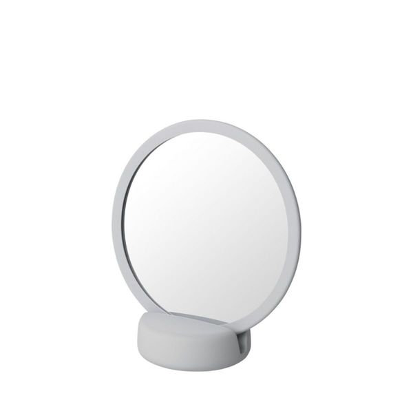Blomus Miroir cosmétique SONO (18,5x17x9cm) - gris/blanc (00)