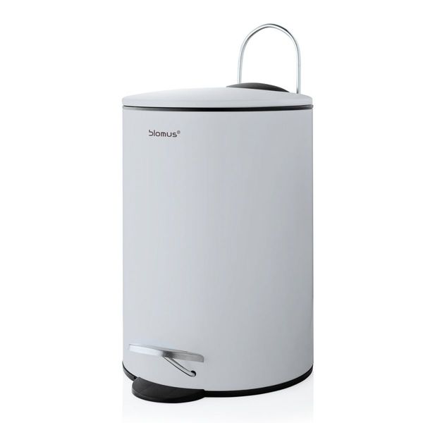 Blomus Poubelle à pédale (3l) - Tubo - gris (00)