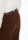 s.Oliver Black Label Rita Comfort: twill trousers with a belt - brown (8774)
