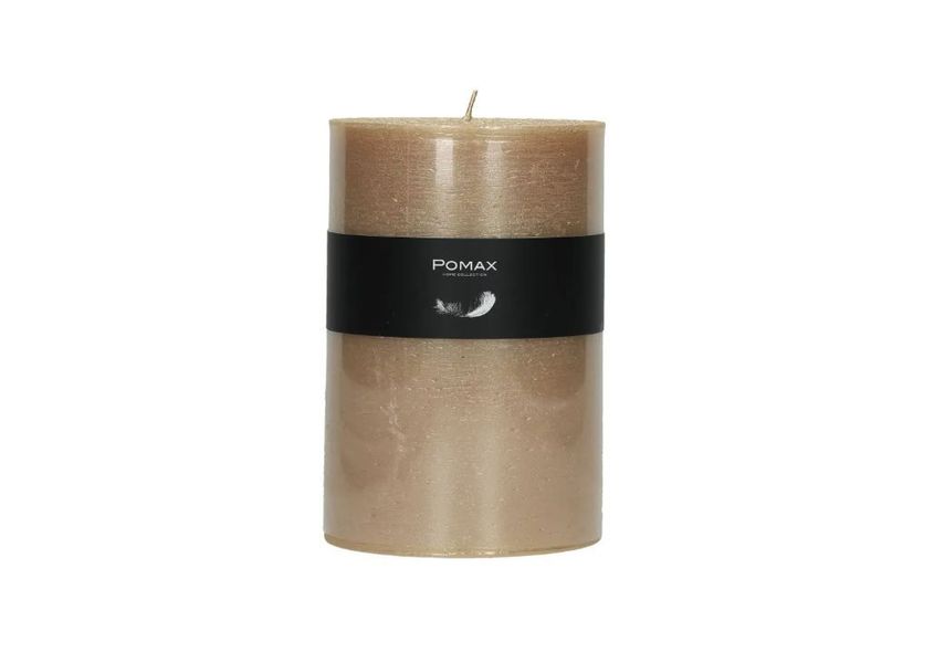 Pomax Candle (Ø10x15cm) - brown (00)
