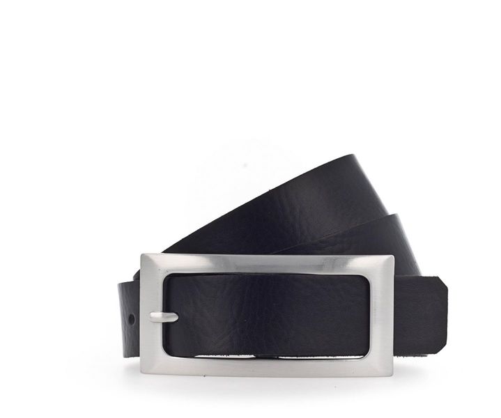 Vanzetti Ceinture en cuir - noir (0790)