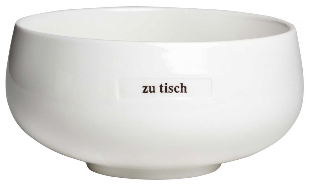 Räder Bol ZU TISCH (Ø13x6cm) - blanc (NC)
