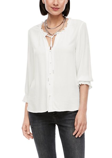 Q/S designed by 3/4-sleeves blouse - beige (0200)