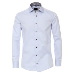 Venti Modern Fit: long sleeve shirt - blue (100)