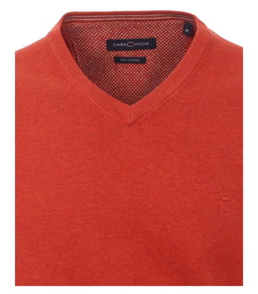 Casamoda V-neck jumper - orange (486)