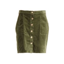 Signe nature Velvet skirt - green (15)