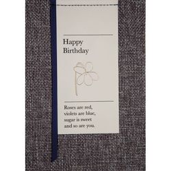 Räder Carte - Happy Birthday - gris (NC)