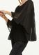 comma Chiffon blouse with pleats - black (9999)