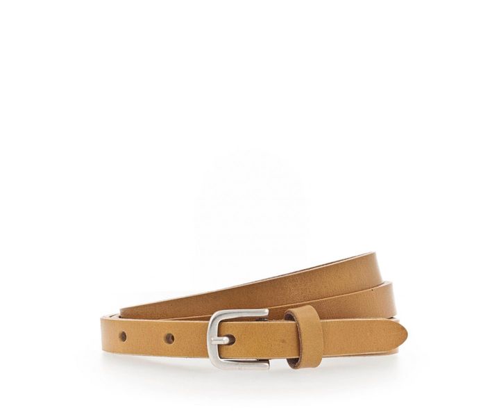 Vanzetti Leather belt - yellow (0245)