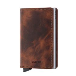 Secrid Slim Wallet Vintage (68x102x16mm) - braun (BROWN)