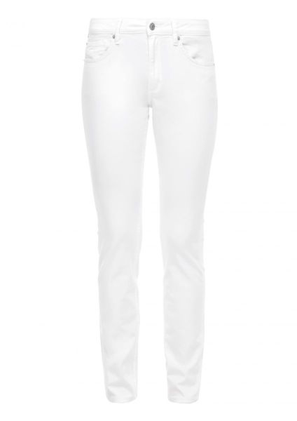 Q/S designed by Slim Fit: Slim leg-toile de jean - blanc (0100)