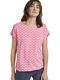 Tom Tailor Blouse with an all-over print - pink (21301)