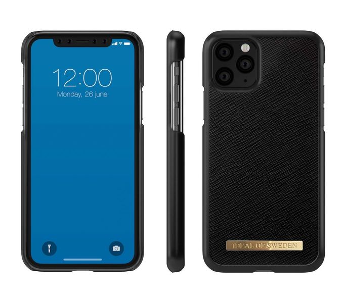 iDeal of Sweden Cover SAFFIANO (iPhone 11 Pro) - noir (01)