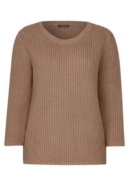 Street One Knit sweater - brown (12144)