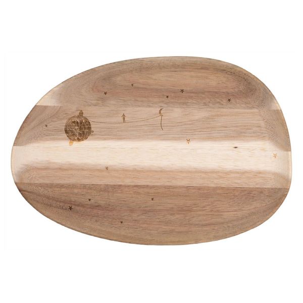 Räder Wooden tray (32x21,5x2cm) - brown (NC)