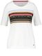 Samoon T-shirt with a front print - white (09702)