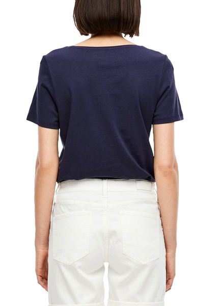 s.Oliver Red Label T-shirt en jersey avec imprimé - bleu (58D0)