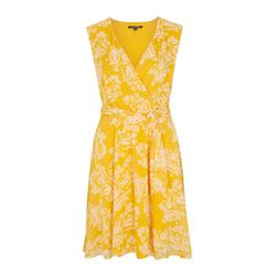 comma Chiffon dress - yellow (14F2)
