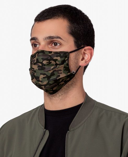 WOUF Masque facial Camouflage - brun/vert/noir (00)