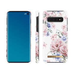 iDeal of Sweden Cover FLORAL ROMANCE (Galaxy S10) - blanc/rose (58)