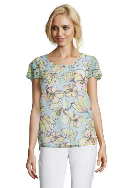 Betty Barclay Overblouse - blue/yellow (2883)