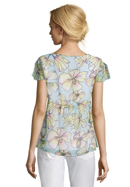 Betty Barclay Overblouse - blue/yellow (2883)