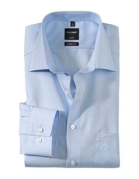 Olymp Modern Fit : shirt - blue (15)
