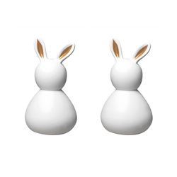 Räder Easter porcelain bunny - set of 2 - white (NC)