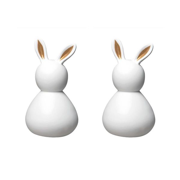 Räder Easter porcelain bunny - set of 2 - white (NC)