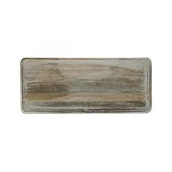 Pomax Wooden tray (38x16x1,6cm) - gray/brown (NAT)