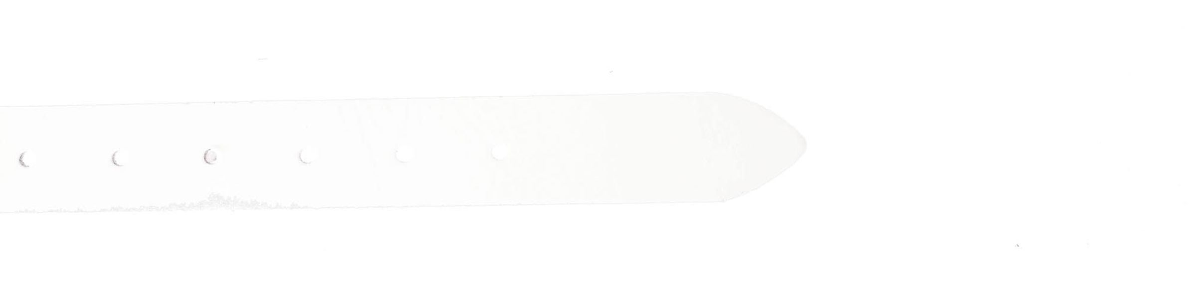 Vanzetti Ceinture en cuir - blanc (0100)
