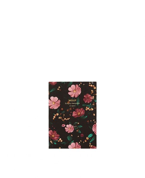 WOUF Paper Notebook  - pink/black (00)