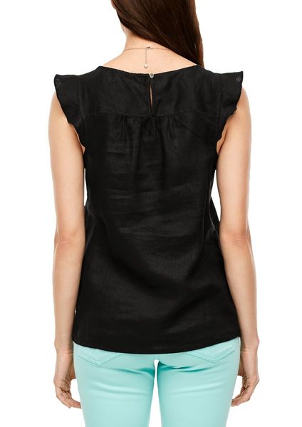 s.Oliver Red Label Linen blouse - black (9999)