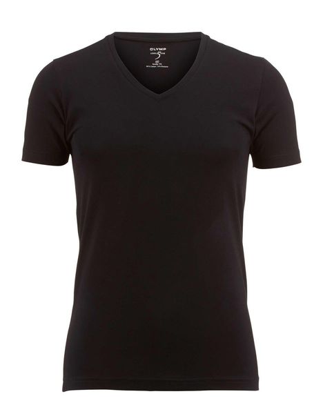 Olymp Body Fit: T-shirt de sous-vêtements - noir (68)