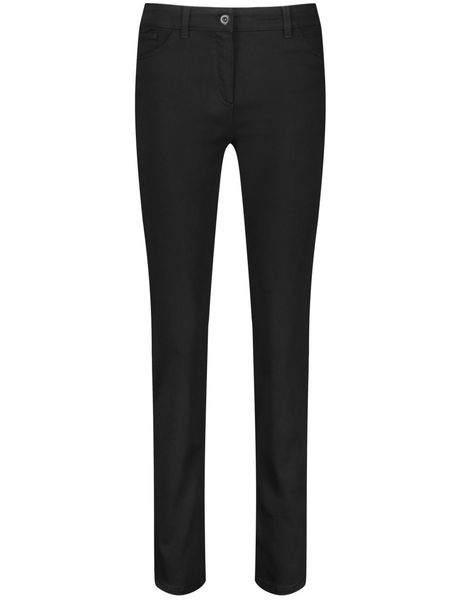 Gerry Weber Edition 5-Pocket Jeans Straight Fit - noir (12800)