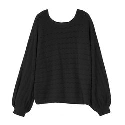 Molly Bracken Oversize sweater - black (BLACK)