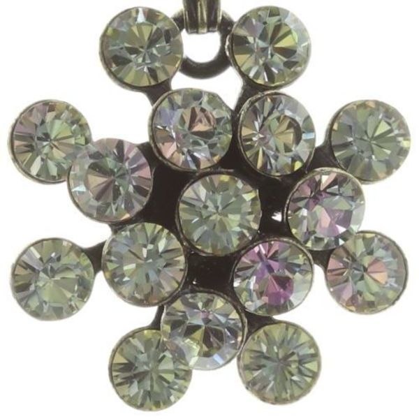 Konplott Necklace with pendant - Magic Fireball - white/pink (0040)