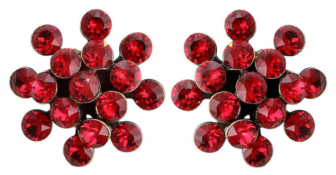 Konplott Stud earrings - Magic Fireball Mini - red (0040)