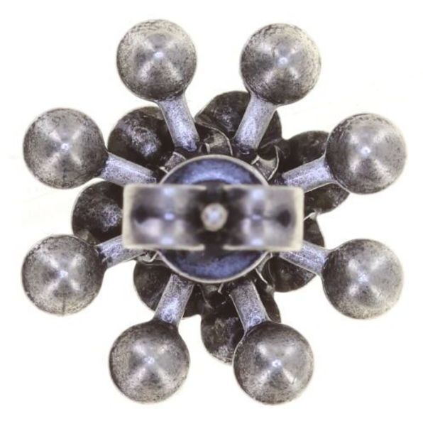 Konplott Stud earrings - Magic Fireball Mini - gray (0040)