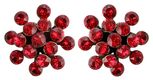 Konplott Boucles d'oreilles - Magic Fireball Mini - rouge (0040)