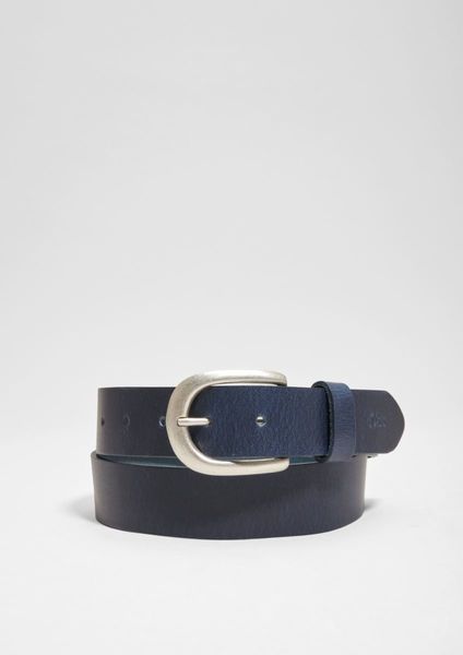 s.Oliver Red Label Leather belt - blue (5834)