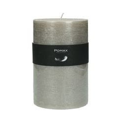 Pomax Kerze Ø10x15 cm - silver (00)