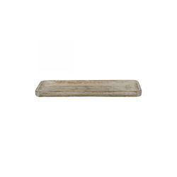 Pomax Wooden tray (24,5x12x1,6cm) - brown (00)
