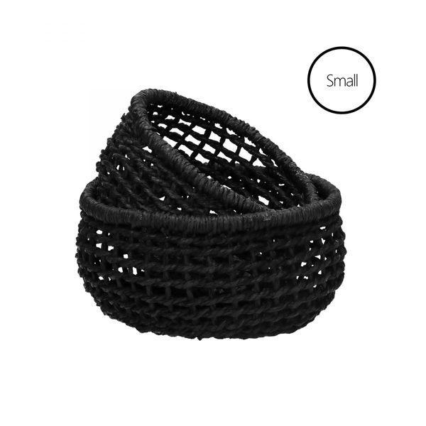 Pomax Bread basket (15/18x8cm) - black (S)