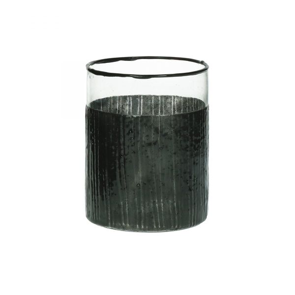 Pomax Candle holder (Ø10x13cm) - black (BLA)