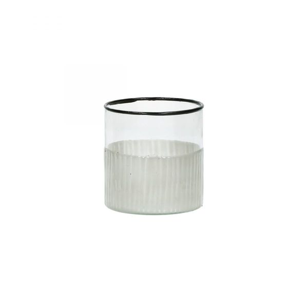 Pomax Décoration de bougie (Ø20x20cm) - blanc (WHI)
