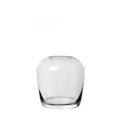 Blomus Vase S CLEAR (Ø11x11cm) - white (00)
