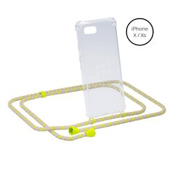 Xouxou Smartphone Necklace iPhone X/XS - yellow/beige (00)
