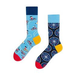 Many Mornings Socks THE BICYCLES - blue (00)